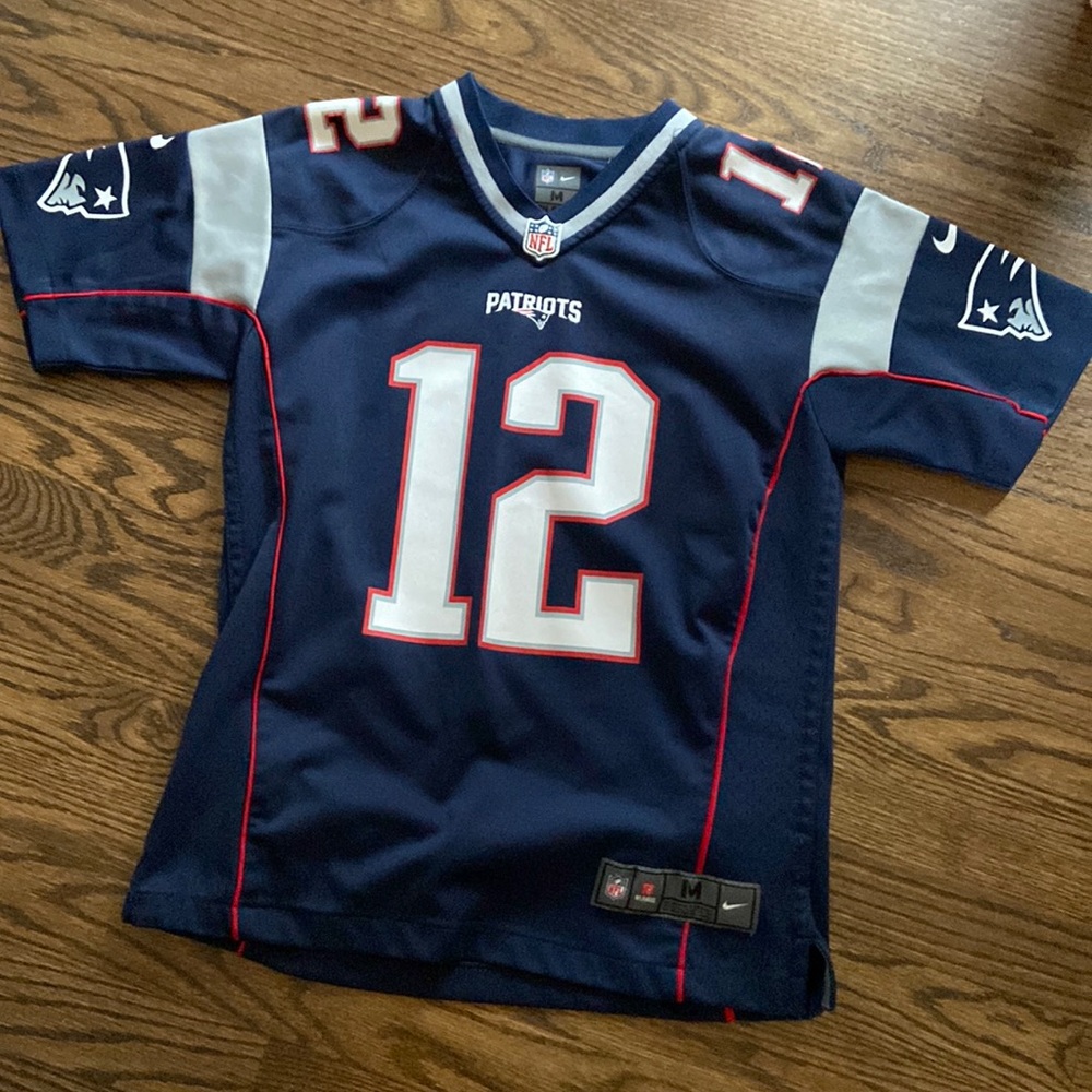 Tom Brady Youth Medium Nike Jersey